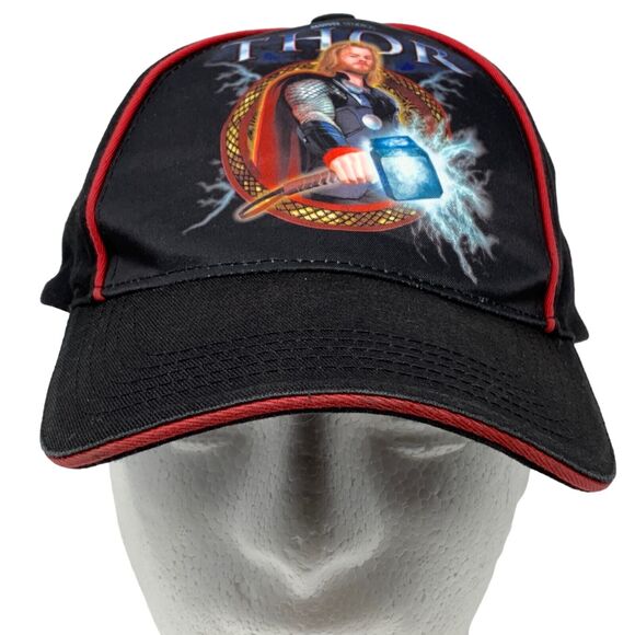 Marvel Studios Thor Dr Pepper Hat Baseball Cap Film Movie 2011 Promo Strapback - Picture 2 of 12